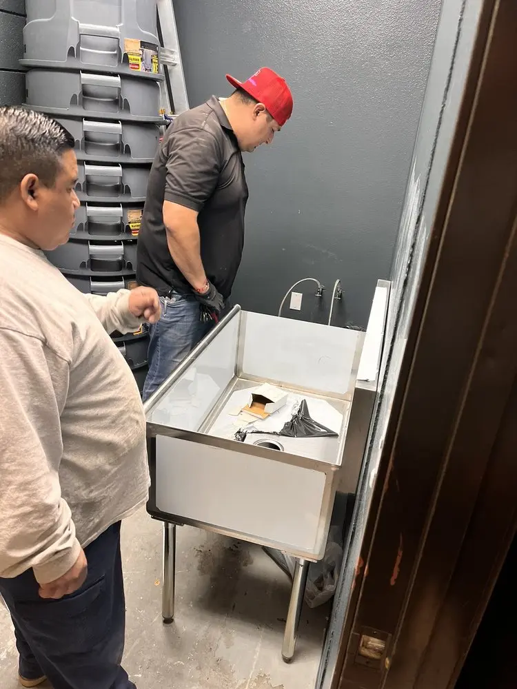 Commercial plumbing and sink installation in Junction City